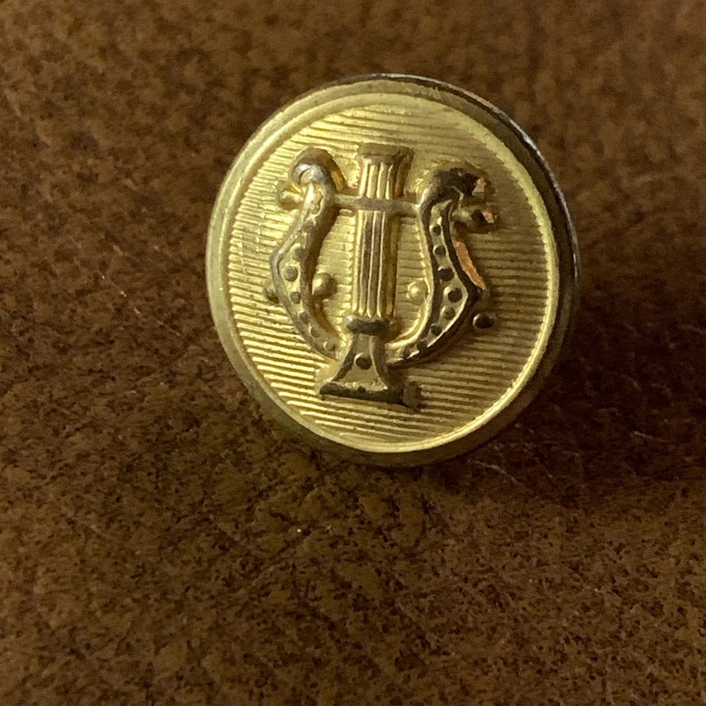 War relics antique military drum corps musician buttons